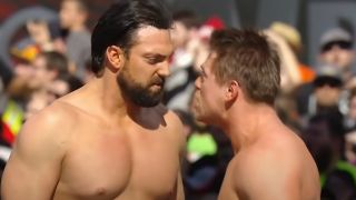 Damien Mizdow and The Miz at Wrestlemania 31