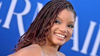 Halle Bailey on the Little Mermaid red carpet